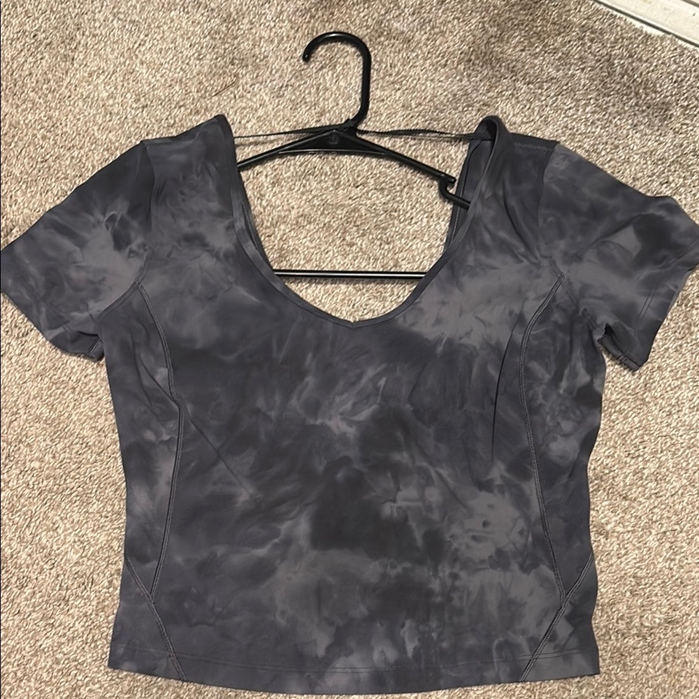 Lululemon Gray Dye Top